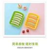 6 Silicone sausage molds with LIDS, ham boxes, hot dog molds, food storage boxes, DIY baking molds, silicone molds, desserts Specification image